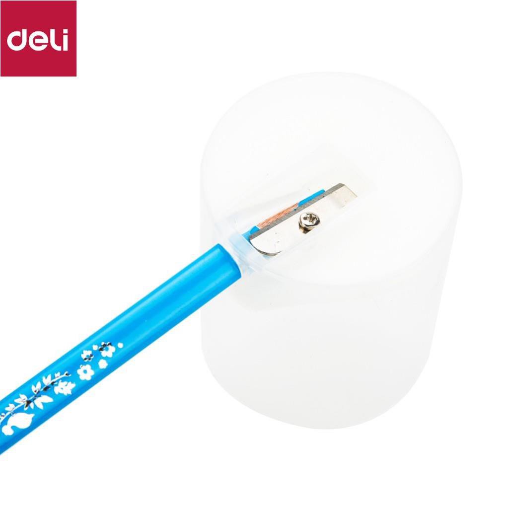 Bút chì màu học sinh Deli - Có kèm gọt chì ở nắp - Cỡ φ2.9mm - 12/24/36 màu/hộp - EC00307/EC00327/EC00337 [Deli]