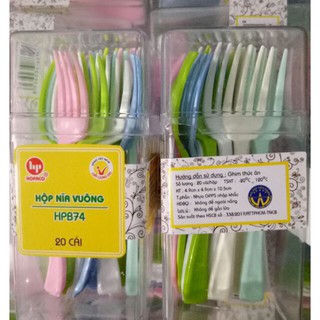 Dĩa nhựa 20 cái 20k loại đẹp chất lượng