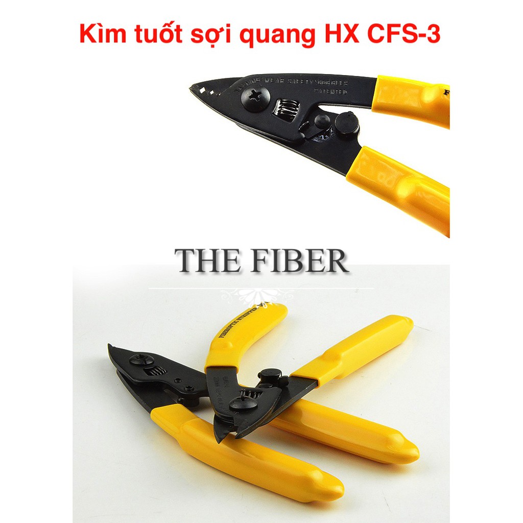 Kìm tuốt sợi quang HX CFS-3 (Loại 3 lỗ 250um / 900um / 2.0-3.0mm)