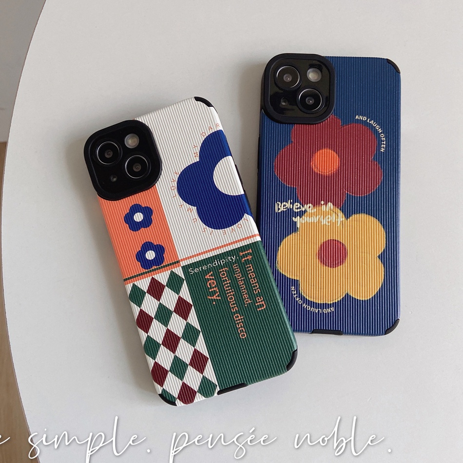 Ốp Điện Thoại Silicon Mềm Hình Hoa Dễ Thương Cho iPhone 13 11 12 Pro XS MAX XR X 7 8 Plus 7 + 8 + SE 2020 11Pro 13Pro 8Plus 7Plus