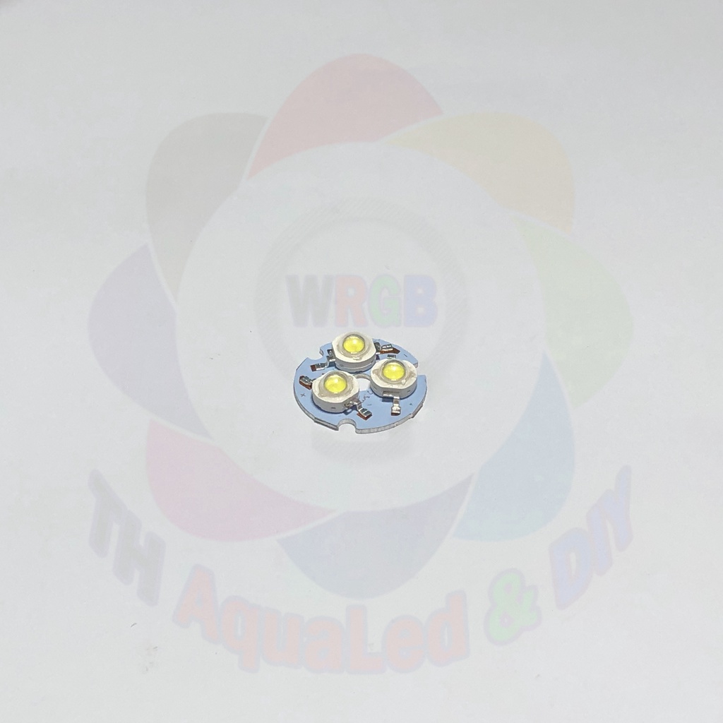 Mạch LED 3 chip, sử dụng nguồn 9 volt cho chip LED đơn Luxeon 1W/3W