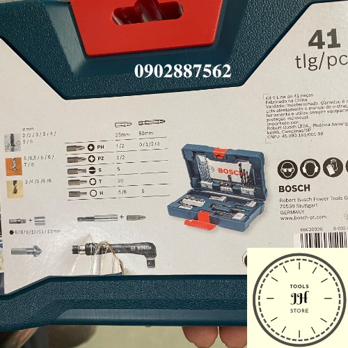 Bộ dụng cụ 41 chi tiết Bosch