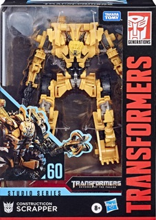 Mô hình Transformers Scrapper ss60 robot biến hình xe ủi