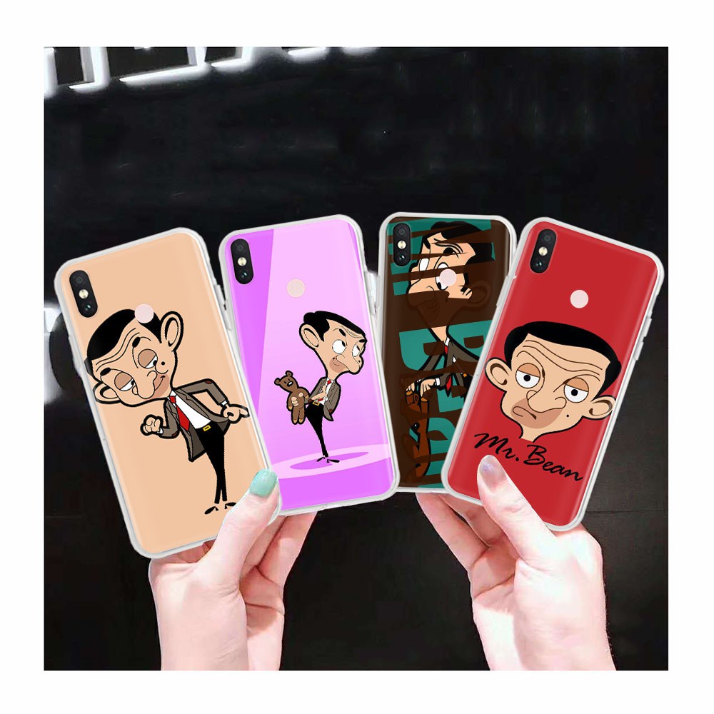 AT85 Mr. Bean Transparent Case Casing ASUS Zenfone 6 6Z 5 5Z 3 Zoom Live L1 ROG Phone Strix II 7 Pro