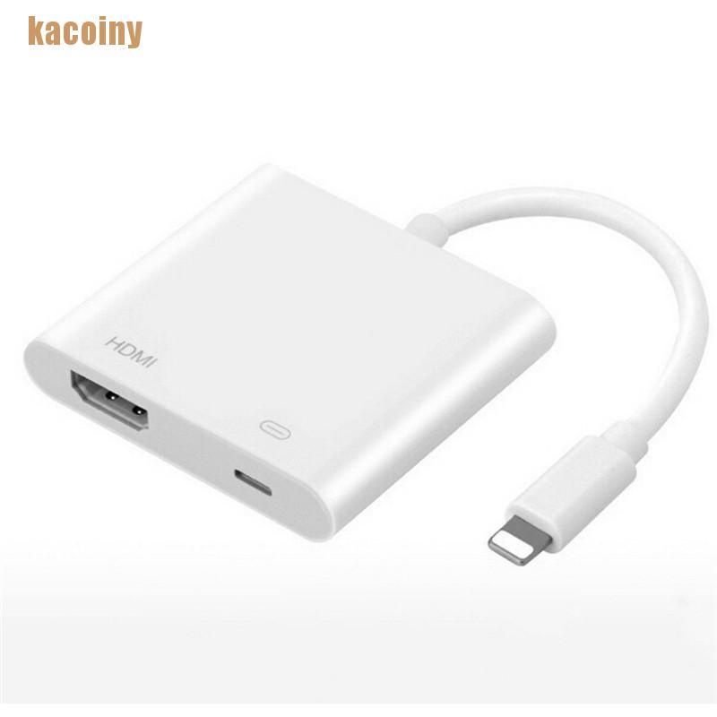 [KACY] Lightning Digital AV Adapter 8Pin Lightning to HDMI Cable for iPhone 8 7 X iPad BNKJ