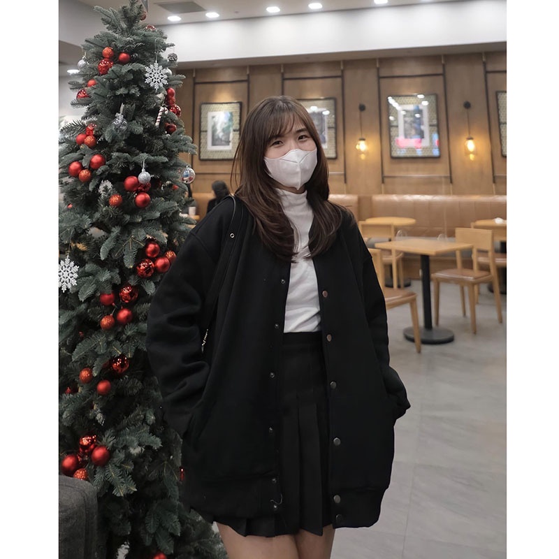 Áo Khoác Bomber Nỉ Trơm Dày Dặn Hàng Quảng Châu M06589 | BigBuy360 - bigbuy360.vn