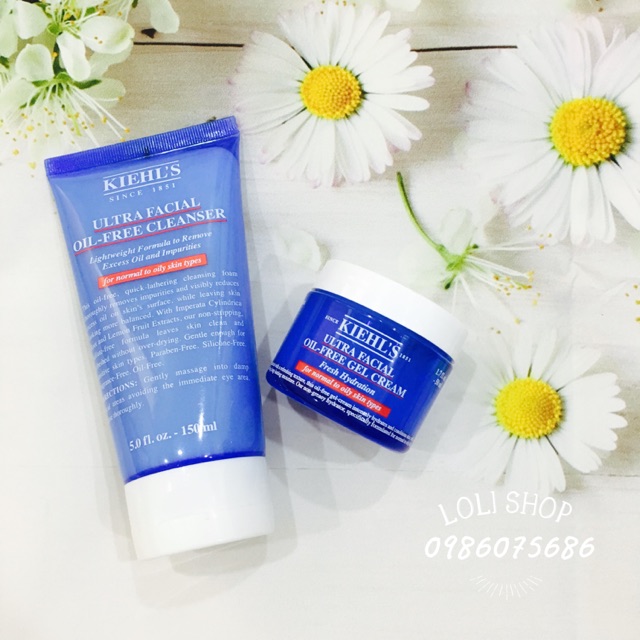 [Made in U.S.A] Kiehls Kem Dưỡng Ẩm Cho Da Dầu Kiehls (Kiehl's Ultra Facial Oil-Free Gel Cream) - 7ml 50ml 125ml