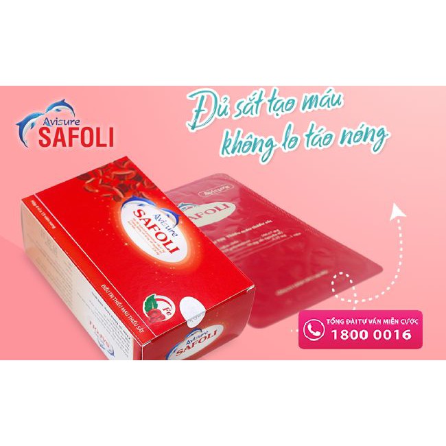Avisure Safoli Viên uống bổ sung sắt chuyên biệt dành cho bà bầu | Thế Giới Skin Care