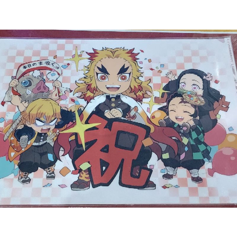 Standee+clearfile+postcard nhân vật Rengoku