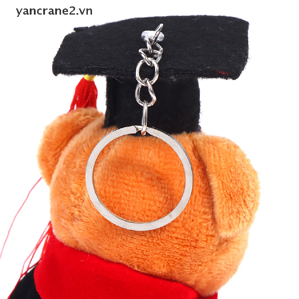 Móc Khóa Hình Gấu Bông Mini 10cm Dễ Thương {yancrane2.vn}