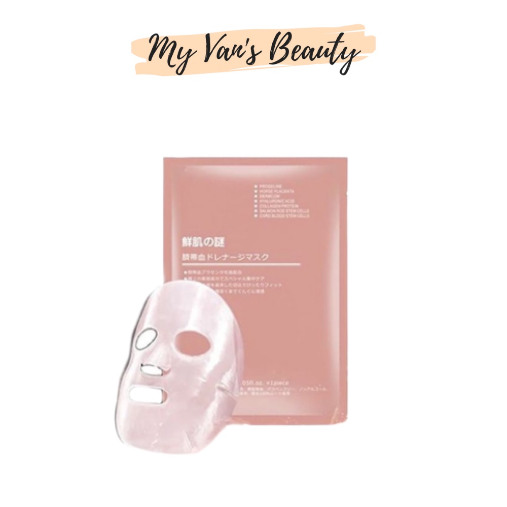 Mặt nạ nhau thai tế bào gốc Rewine Beauty giúp da mềm mại, mịn màng - MY VANS BEAUTY