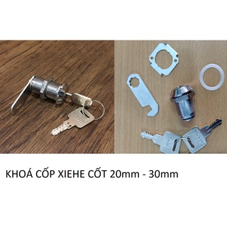 Ổ Khoá tủ móc, khoá cốp XIEHE -20mm- 30mm