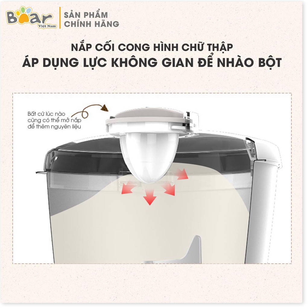 ⭐ Máy Nhào Bột/Máy Nhồi Bột tự động 3.5L cao cấp Bear HMJ-A35M1 - Bảo hành chính Hãng 12 tháng ⭐ Freeship