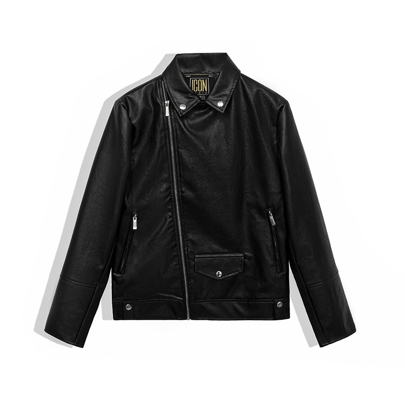 Áo Khoác Da Biker ICON DENIM Leather Jacket