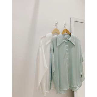 Sơmi Oversized Lụa Latin 2 màu