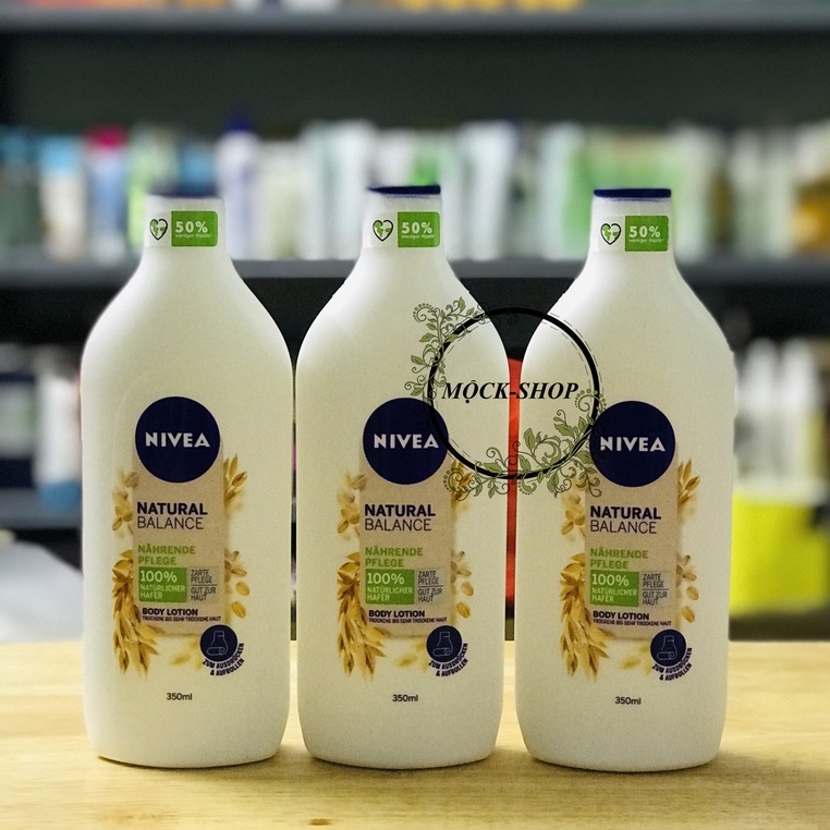 Dưỡng thể Nivea Natural Balance 350ML vị lúa mạch hàng Đức đủ bill | BigBuy360 - bigbuy360.vn