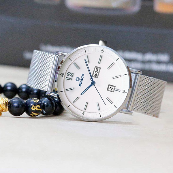 Đồng hồ nam Draco D21-ST01 &quot;The First Boy&quot; TRẮNG