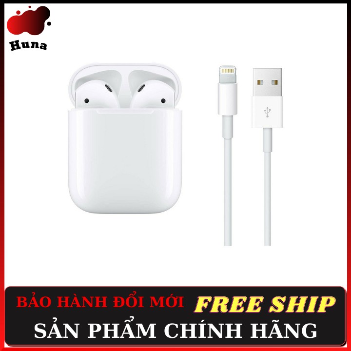 [AIRPODS 2]⚡️Tai Nghe Bluetooth Phiên Bản Cao Cấp Nhất - Tặng Kèm Vỏ Đẹp [BẢO HÀNH ĐỔI MỚI] - HunaStore | BigBuy360 - bigbuy360.vn