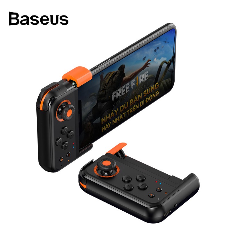 Tay Cầm Chơi Game Một Bên Baseus GAMO Không Dây Kết Nối Bluetooth 4.0 Cho IOS Dùng Để Chơi PUBG