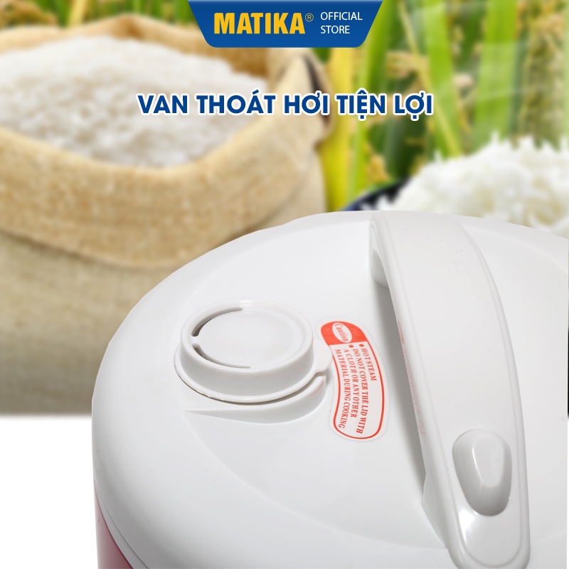 [Mã BMBAU50 giảm 10% đơn 99k] [Mã ELHADEV giảm 4% đơn 300K] Nồi Cơm Điện POVENA 1.5L PVN-1511