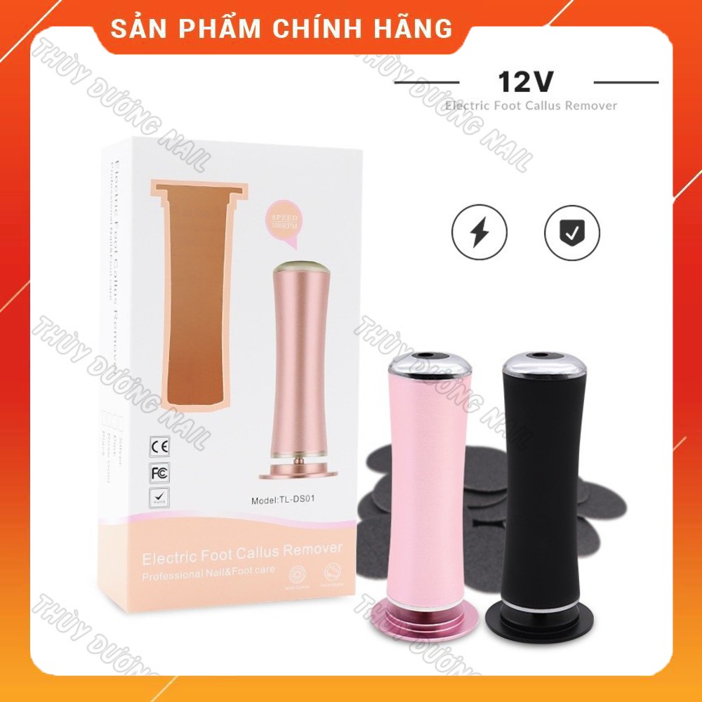 Máy chà gót chân, tẩy tế bào chế TL-DS01 chuyên làm nail, spa - tặng kèm 60 miếng giấy nhám