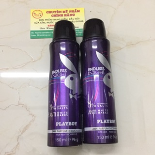 Xịt thơm playboy mùi endless night cho nữ