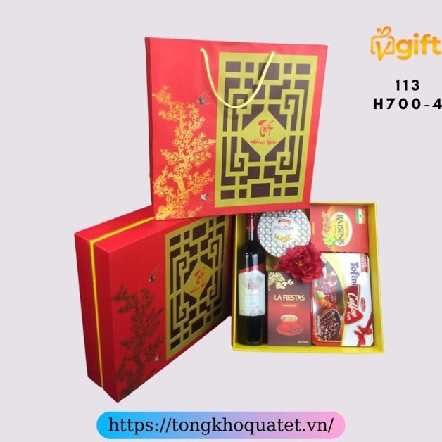 Hộp Quà Tết Mẫu Hộp 660 - 700 ( 8 Hộp Quà Tết ) | BigBuy360 - bigbuy360.vn