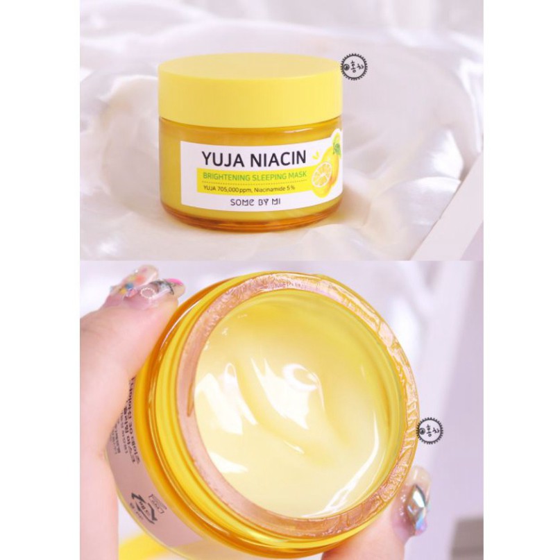 [Mini 15g] Mặt Nạ Ngủ Dưỡng Trắng Some By Mi Yuja Niacin 30 Days Miracle Brightening Sleeping Mask