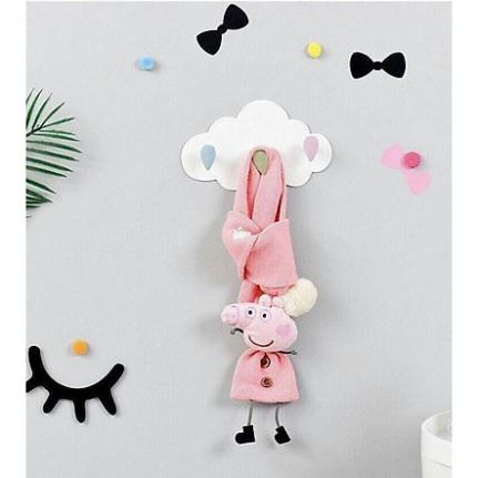 Móc treo đồ dán tường hình đám mây dễ thương