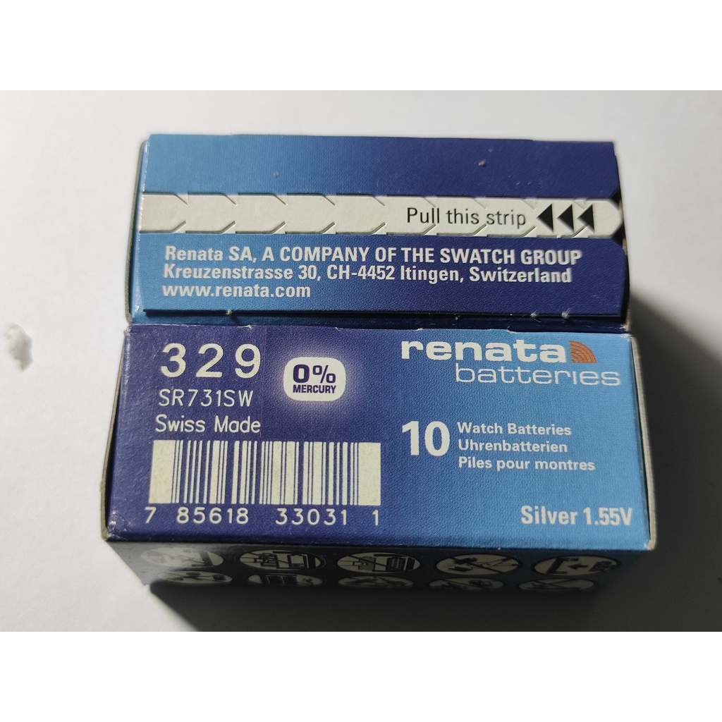 1 Viên Pin Đồng Hồ Renata Thụy Sĩ SR731SW / 329 Loại Tốt