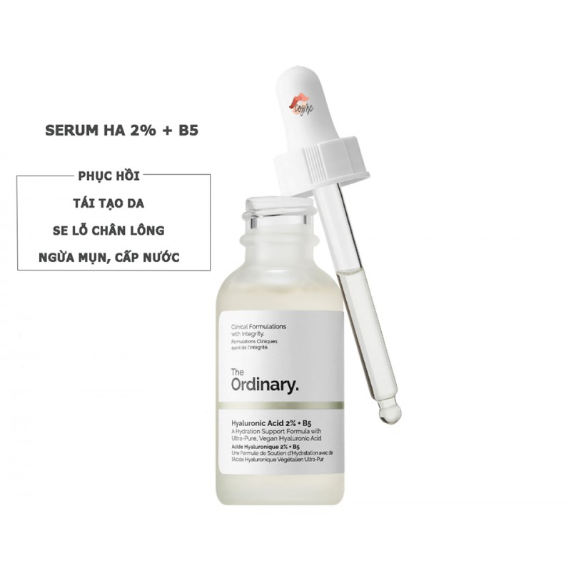 [Hàng trả order, không có dư] Serum Cấp Nước Và Phục Hồi Da The Ordinary Hyaluronic Acid 2% + B5