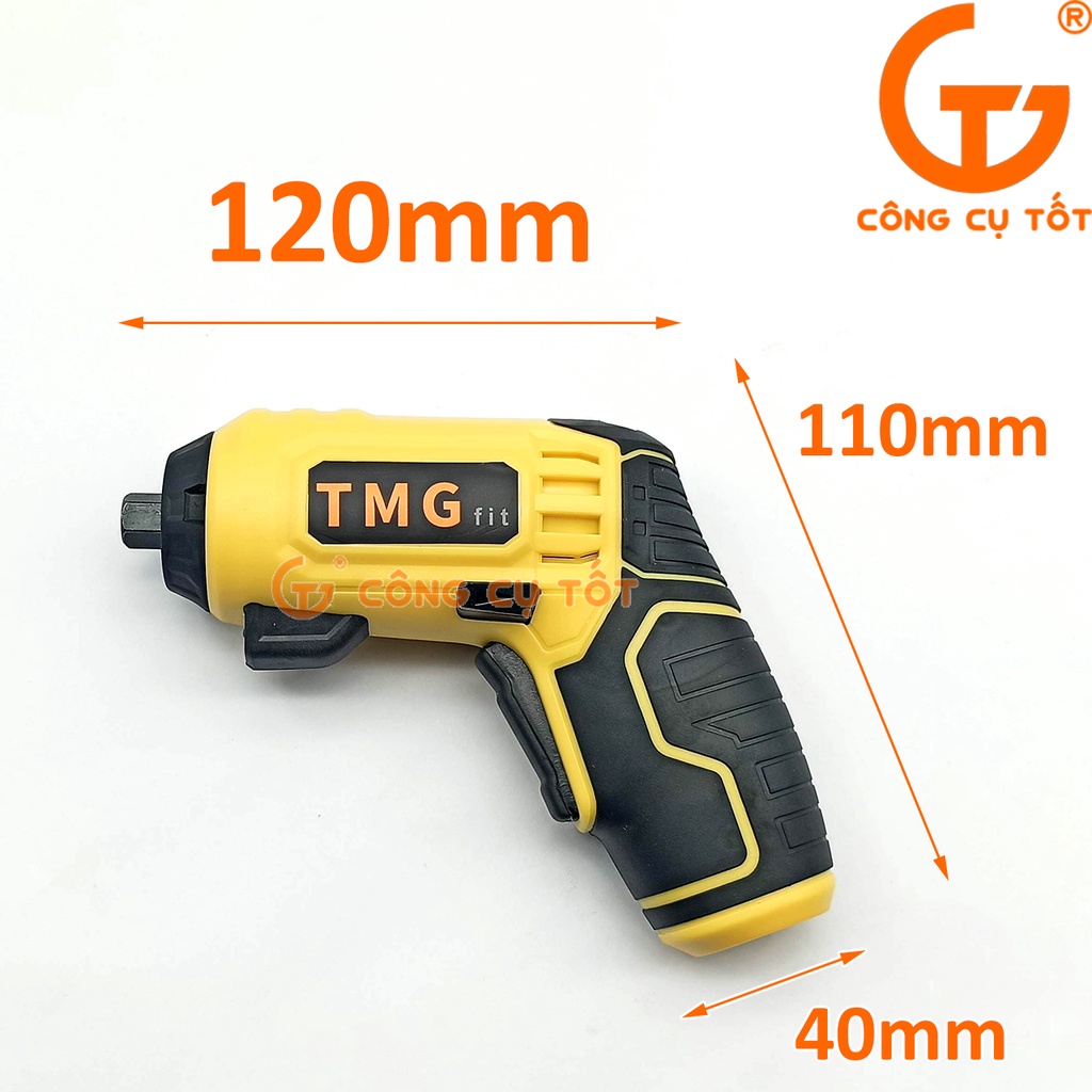 Máy đa năng 4 bầu khoan cắt mài chạy pin TMG