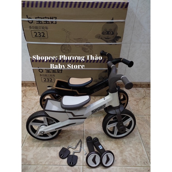 ❤️  XE BAOBAOHAO 3in1 : XE THĂNG BẰNG và XE ĐẠP BA BÁNH CHO BÉ YÊU