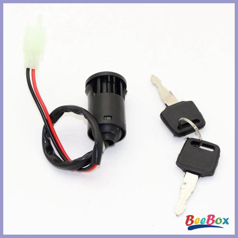 Ổ Khóa 2 Dây Kèm Chìa Khóa Cho Xe Máy Điện
