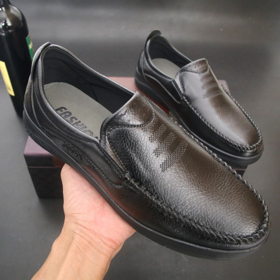 Giày lười nam TS728 [ Nhập TRONSHOP1 giảm 10% ] da PU cao cấp đế cao su Tronshop chuyên giày nam
