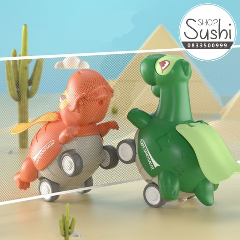 (FreeShip) Khủng long chạy cót cao cấp, ô tô đồ chơi