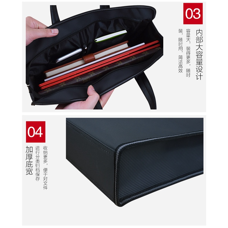 Túi Xách Vải Canvas Chống Thấm Nước Cỡ Lớn Di Động Tiện Dụng Cho Nam / Nữ / Công Sở / Văn Phòng | BigBuy360 - bigbuy360.vn