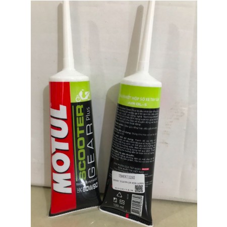 Dầu nhớt hộp số, nhớt láp Motul Scooter Gear Plus 80W90 120ml