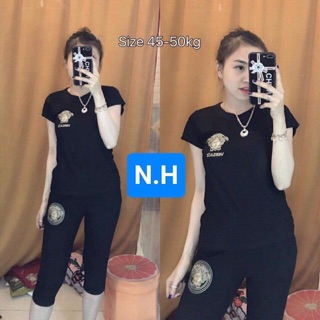 Bộ mặc nhà hình vercase ( đen, hồng, trắng,đỏ₫