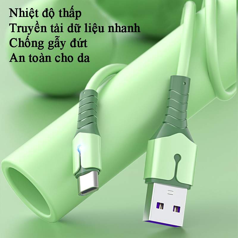 Cáp Sạc Nhanh Iphone, Dây Sạc Samsung Type c + Micro USB 1m