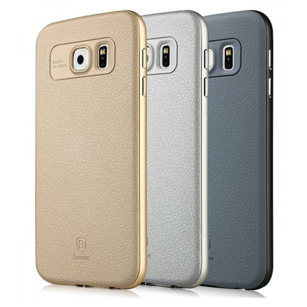 Ốp S6 (G920F) 360 Metal +PC back Fusion Classic Series SS Galaxy Baseus (thanh lý)