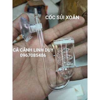 Cốc sủi co2 thủy tinh siêu đẹp và cốc sủi thường