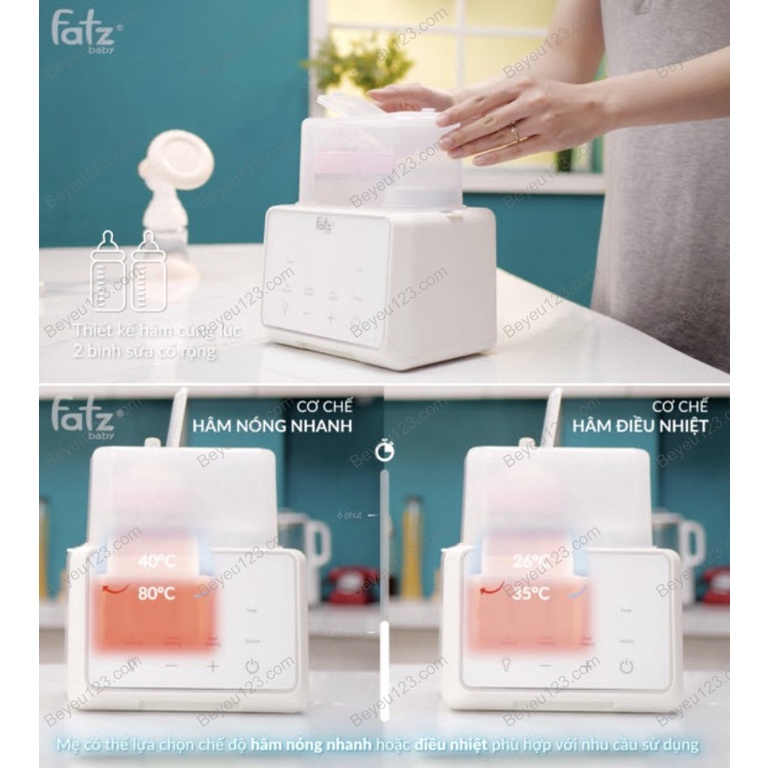 TOP Máy hâm sữa & tiệt trùng bình sữa FATZ FATZBABY FB3003SL, FB3002SL, FB3027SL, FB3012SL, FB3093VN, FB3094TK -HÀN QUỐC
