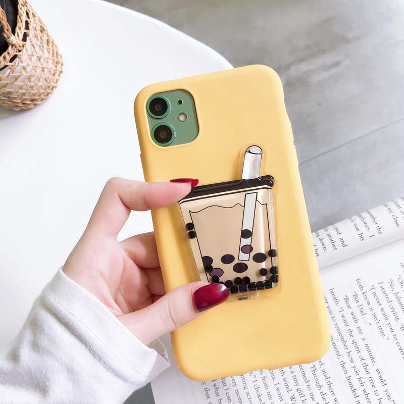 Ốp Lưng Hình Ly Trà Sữa Xinh Xắn Cho Điện Thoại Realme C11 C3 5i 5s 5 Pro C2 Oppo A5 A9 2020 A5S A3S F11 Pro F9 A91 A1K | BigBuy360 - bigbuy360.vn