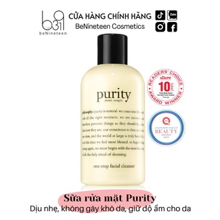 [CÓ SẴN, KÈM BILL MỸ] Sữa Rửa Mặt Philosophy Purity Made Simple Cleanser 240ml [BeNineteen Cosmetics]