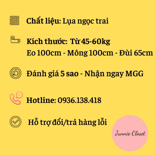 Quần đùi nữ mặc nhà chất lụa cao cấp Junnie Closet | BigBuy360 - bigbuy360.vn
