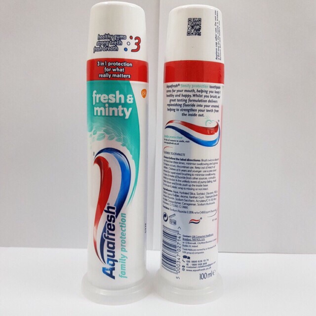 KEM ĐÁNH RĂNG AQUAFRESH 100ml
