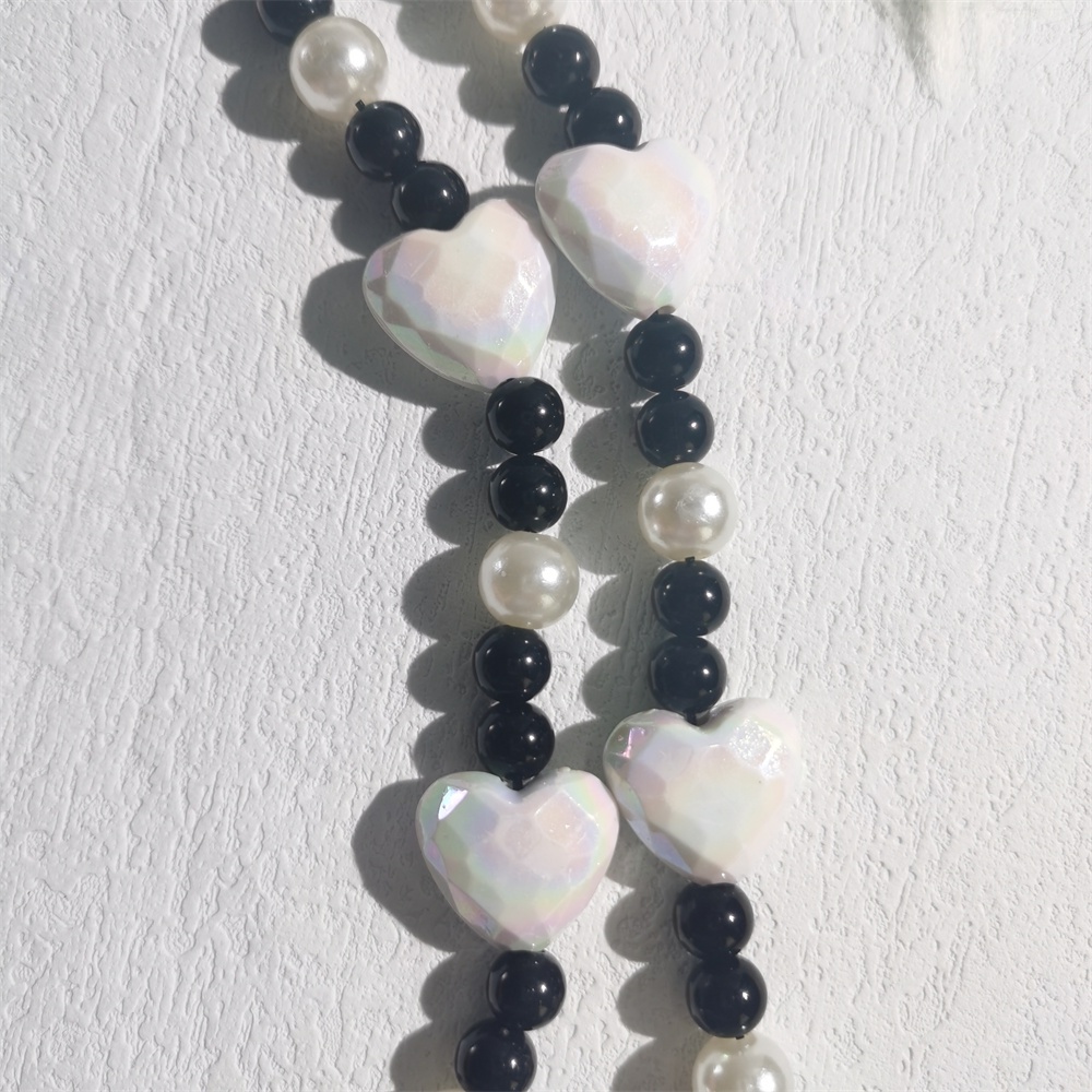 Dây Hạt Ngọc Trai Bằng Acrylic Mềm Chống Thất Lạc Gắn Điện Thoại Tiện Dụng