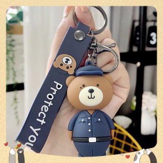 Móc khóa gấu sáng tạo độc đáo dễ thương/ keychain gấu teddy