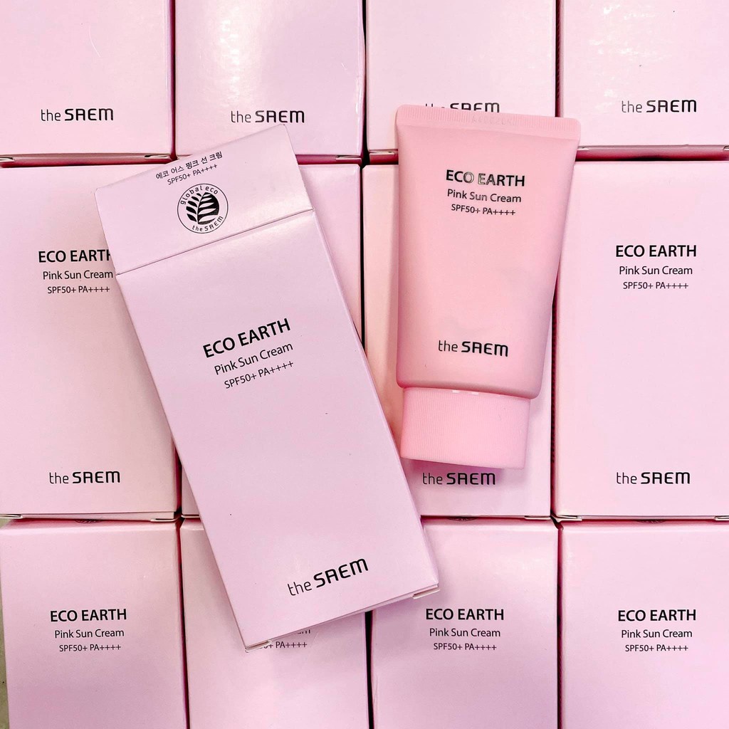 Kem Chống Nắng The Saem Eco Earth Sun Cream 50g Hàn Quốc Chính Hãng Cho Da Dầu Mụn Da Khô Nhạy Cảm Dưỡng Ẩm Trắng Da | BigBuy360 - bigbuy360.vn
